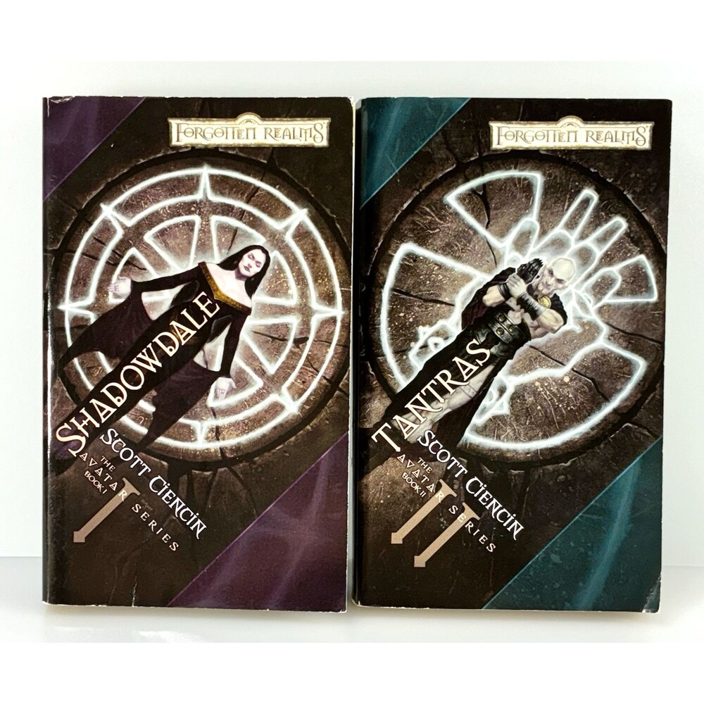 Forgotten Realms: Avatar Series Book 1 & 2 Shadowdale & Tantras by Scott Ciencin